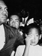 mourners at Medgar Evers' funeral