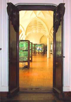 Former Danzig Academy, now National Museum, inside view of a room (photo by Katherine Goodman)