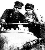 Man and woman working