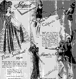 Rhode Island living the
	  California way.